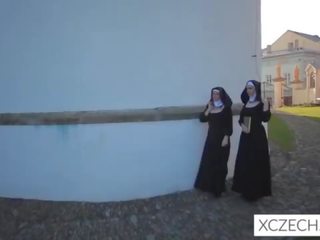 Verrückt bizzarisch porno mit catholic nonnen und die monster-!