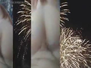 4th Of July X rated movie Celebration Face Fuck And Creampie