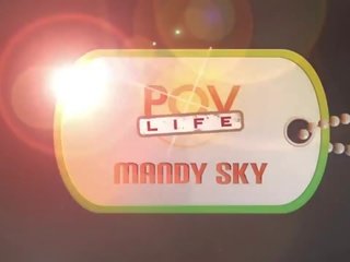 Seksi najstnice mandy sky v pov hardcore seks