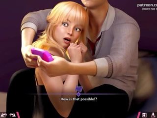 Dubla homework &vert; oversexed blonda adolescenta lassie încercări pentru abate steady de la gaming de arată ei excelent mare fund și calarind lui penis &vert; mea cea mai sexy gameplay momente &vert; parte &num;14